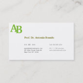 Bestens mit Portrait-Bildern Visitenkarte (Vorderseite)