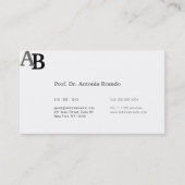 Bestens mit Portrait-Bildern Visitenkarte (Vorderseite)