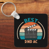 Bester 2. AC - Retro Style Schlüsselanhänger (Vorderseite)
