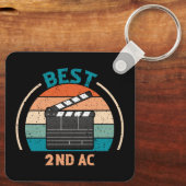 Bester 2. AC - Retro Style Schlüsselanhänger (Rückseite)