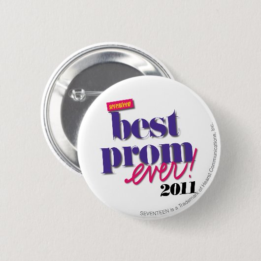 Bester Abschlussball überhaupt - lila Button (Vorne & Hinten)