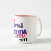 Bester Abschlussball überhaupt - lila Zweifarbige Tasse (VorderseiteRechts)