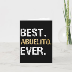 Bester Abuelito Ever Grafik-Geschenk von der Enkel Karte