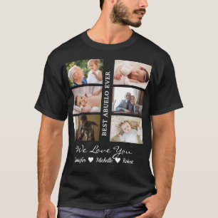 Bester Abuelo Aller Zeiten Benutzerdefinierte Foto T-Shirt
