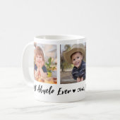 Bester Abuelo Ever Enkelkinder 3 Fotocollage   Kaffeetasse (Vorderseite Links)