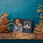 Bester Abuelo nach Par | Golf Opa Foto Fotoplatte (Seite)