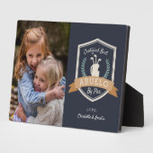 Bester Abuelo nach Par | Golf Opa Foto Fotoplatte (Seite)