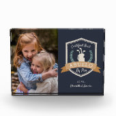 Bester Abuelo nach Par | Golf Opa Fotoblock (Vorderseite)