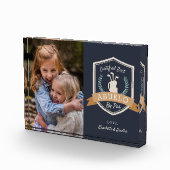 Bester Abuelo nach Par | Golf Opa Fotoblock (Rechts)