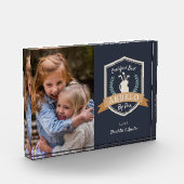 Bester Abuelo nach Par | Golf Opa Fotoblock (Links)