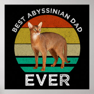 Bester abyssinischer Vater je Poster