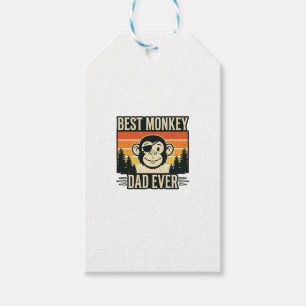 Bester Affenvater Aller Zeiten Vintage-Affenvater- Geschenkanhänger