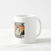Bester Affenvater Aller Zeiten Vintage-Affenvater- Kaffeetasse (VorderseiteRechts)