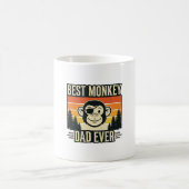 Bester Affenvater Aller Zeiten Vintage-Affenvater- Kaffeetasse (Mittel)