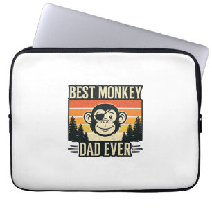 Bester Affenvater Aller Zeiten Vintage-Affenvater- Laptopschutzhülle