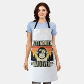 Bester Affenvater Aller Zeiten Vintage-Affenvater- Schürze (Getragen)