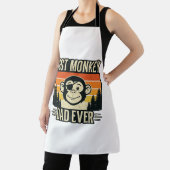 Bester Affenvater Aller Zeiten Vintage-Affenvater- Schürze (InSitu)