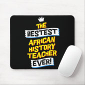 Bester afrikanischer Geschichtslehrer, lustiger Be Mousepad (Mit Mouse)