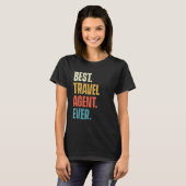 Bester Agent je Agentur Beraterplaner T-Shirt (Vorne ganz)