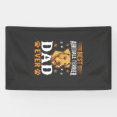 Bester Airedale Terrier Vater überhaupt Hundeliebh Banner (Horizontal)
