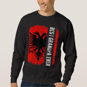 Bester albanischer Opa aller Zeiten Albanien-Flagg Sweatshirt