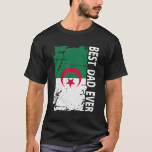 Bester algerischer Vater je Vatertag - Algerische T-Shirt