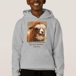 Bester Alpaka-Mono-Brauen Hoodie