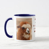 Bester Alpaka-Mono-Brauen Tasse (Links)