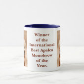 Bester Alpaka-Mono-Brauen Tasse (Zentrum)