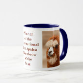 Bester Alpaka-Mono-Brauen Tasse (VorderseiteRechts)