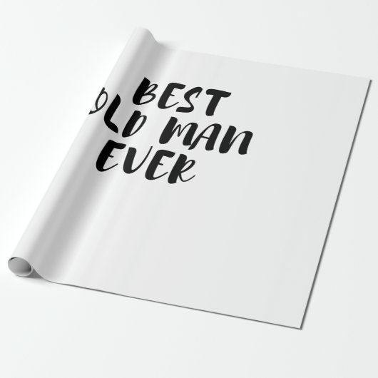 Bester alter Mann Geschenkpapier (Ungerollt)