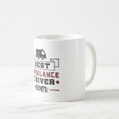 Bester Ambulanzfahrer je paramedic Hospital-Gesche Kaffeetasse (VorderseiteRechts)