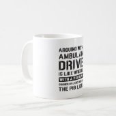 Bester Ambulanzfahrer Paramedic Emergency Funny Kaffeetasse (Vorderseite Links)