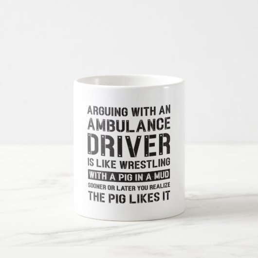 Bester Ambulanzfahrer Paramedic Emergency Funny Kaffeetasse (Mittel)