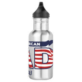 Bester American Dad Ever Edelstahlflasche (Rechts)