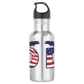 Bester American Dad Ever Edelstahlflasche (Rückseite)
