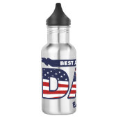 Bester American Dad Ever Edelstahlflasche (Links)