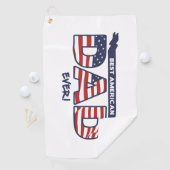Bester American Dad Ever Golfhandtuch (Insitu)