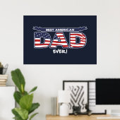 Bester American Dad Ever Poster (Heimbüro)