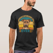Bester AmStaff-Vater je T-Shirt (Vorderseite)