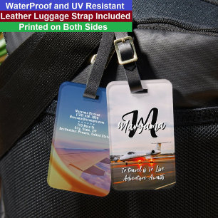 Bester Anfangsbuchstabe Name   Wasserfester Reisem Gepäckanhänger