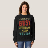Bester Anmeldungsbeamter der Welt 1 Sweatshirt (Vorne ganz)