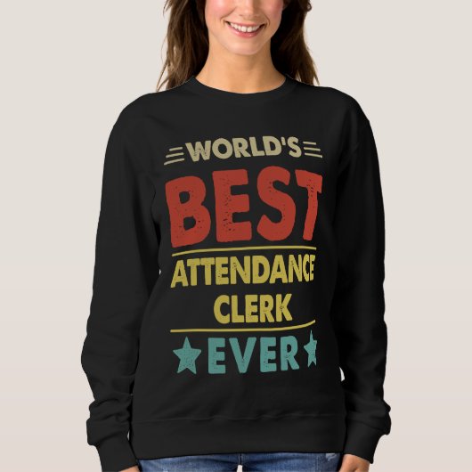 Bester Anmeldungsbeamter der Welt 1 Sweatshirt (Vorderseite)