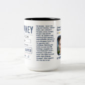 Bester Anwalt Geschenk Zweifarbige Tasse (Mittel)