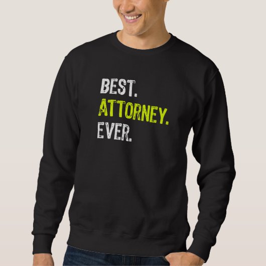 Bester Anwalt je Anwalt Sweatshirt (Vorderseite)