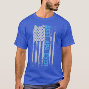 Bester Apa Aller Amerikanischer USA Vatertag Gesch T-Shirt