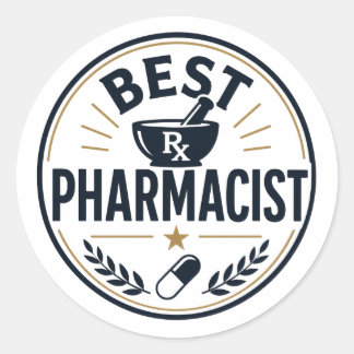 Bester Apotheker Runder Aufkleber
