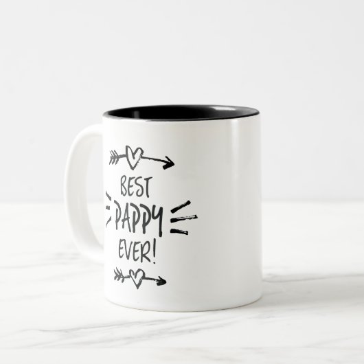 Bester Applaus je Zweifarbige Tasse (Vorderseite Links)