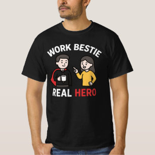 Bester Arbeitskumpel Wirklicher Held Lustiger GIF  T-Shirt