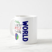 Bester Architekt in Welt 2 (Vati) Kaffeetasse (Vorderseite Links)